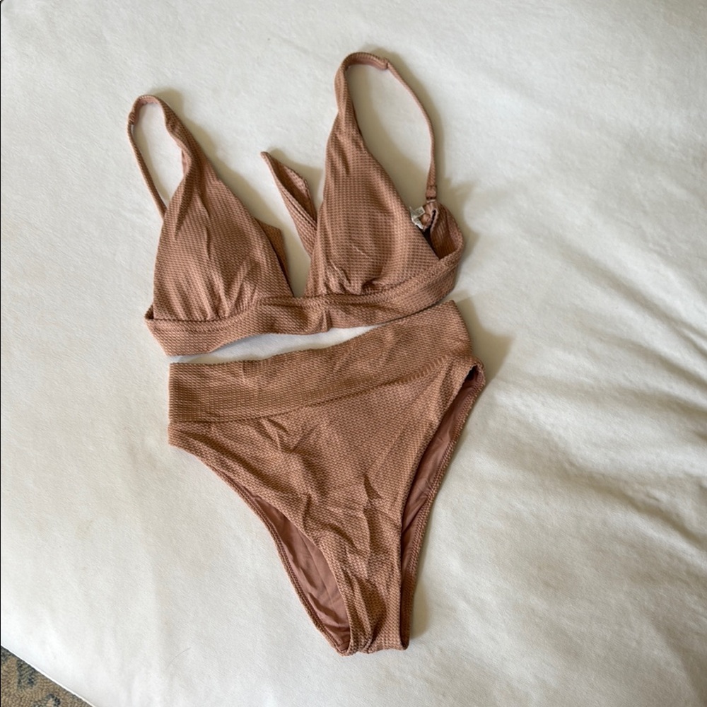 Brown Aerie Bikini Set